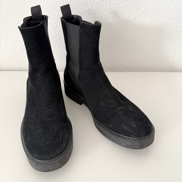 Stuart Weitzman Henley Suede Leather Chelsea Ankle Boot 7.5 - Picture 5 of 13